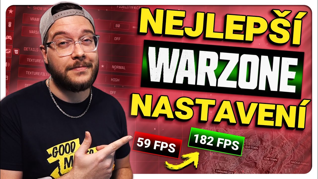 Nejlepší NASTAVENÍ pro WARZONE Urzikstan!