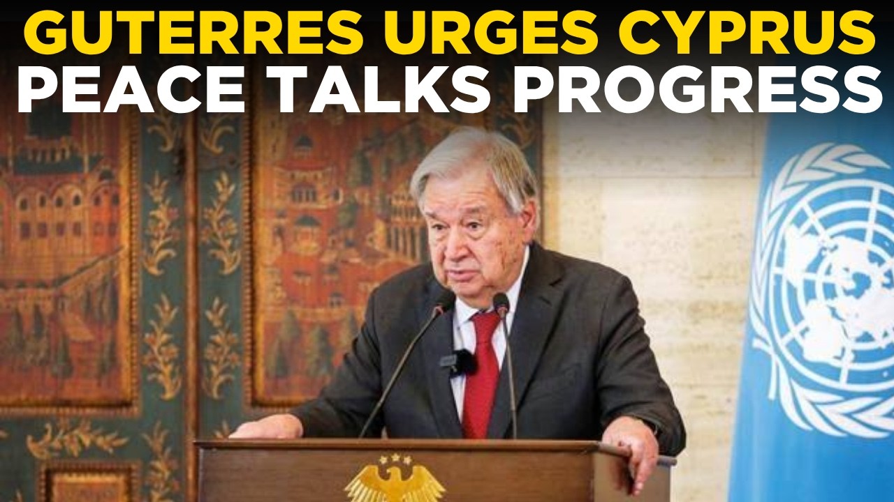 UN CYPRUS PEACE TALKS LIVE | Guterres Addresses Media After Historic Nicosia Summit |Times Now World