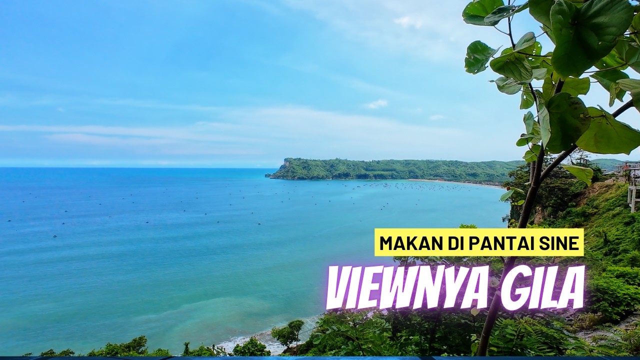 Makan di Pantai Sine JLS — View Lautnya Bikin Betah!