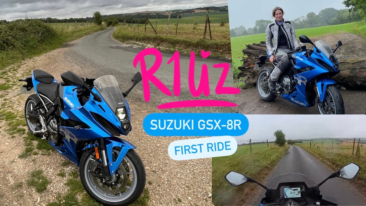 R1Liz - Suzuki GSX-8R First Ride, Rainy Day
