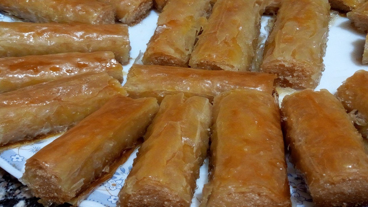 (حلويات رمضان )صوابع الجلاش بحشوه البسبويه (خيييال علمى )ررروعه تستحق التجربه (مطبخ اللهلوبه )