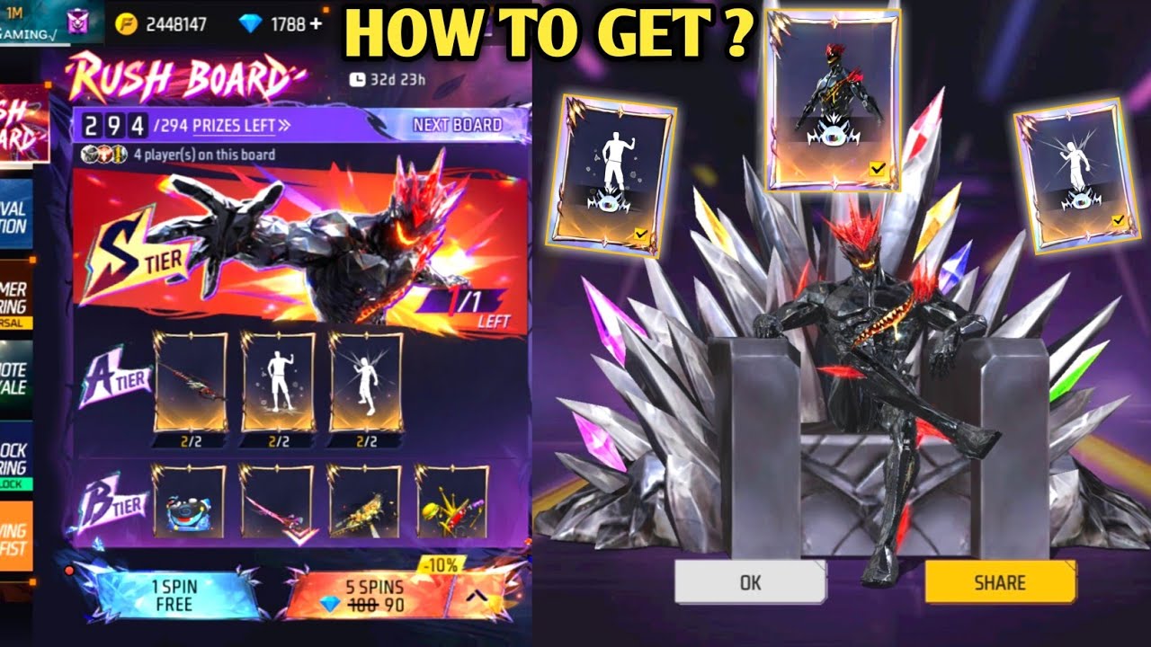 NEW RUSH BOARD EVENT FREE FIRE| FREE FIRE NEW EVENT|FF NEW EVENT TODAY| FREE FIRE MAX