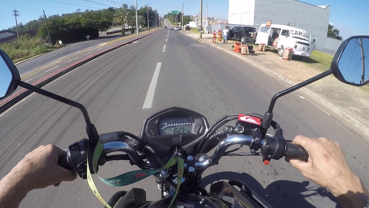 HONDA CG FAN 160 TEST RIDE  ESCAPE ATALLA  A&Ccedil;O INOXIDAVEL MONSTRA