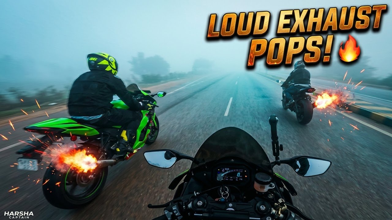 Foggy Morning Breakfast Ride to Swathi Hotel || @Harshacaptain || TAMADA MEDIA