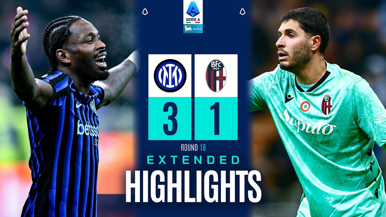 INTER-BOLOGNA 3-1 | EXTENDED HIGHLIGHTS | SERIE A 2025/26