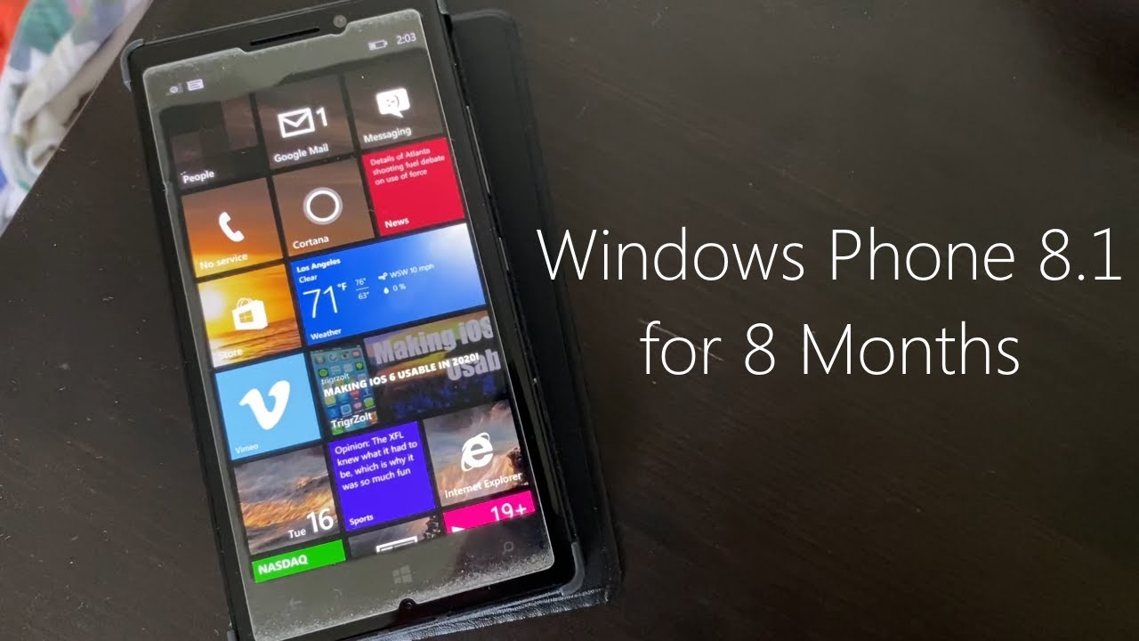 Использую Windows Phone 8.1 в течение 8 месяцев...