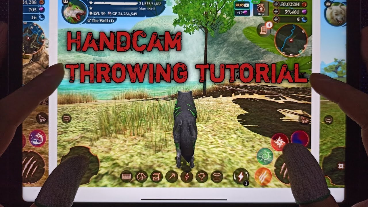 The wolf - Ipad handcam Throwing Tutorial...