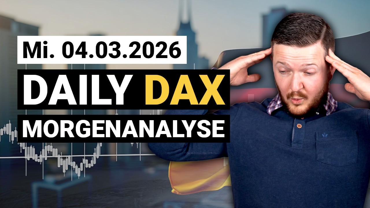 DAX nach 4% Minus stabilisiert! Heute Erholung? | DAX Analyse 04.03.2026 | Florian Kasischke