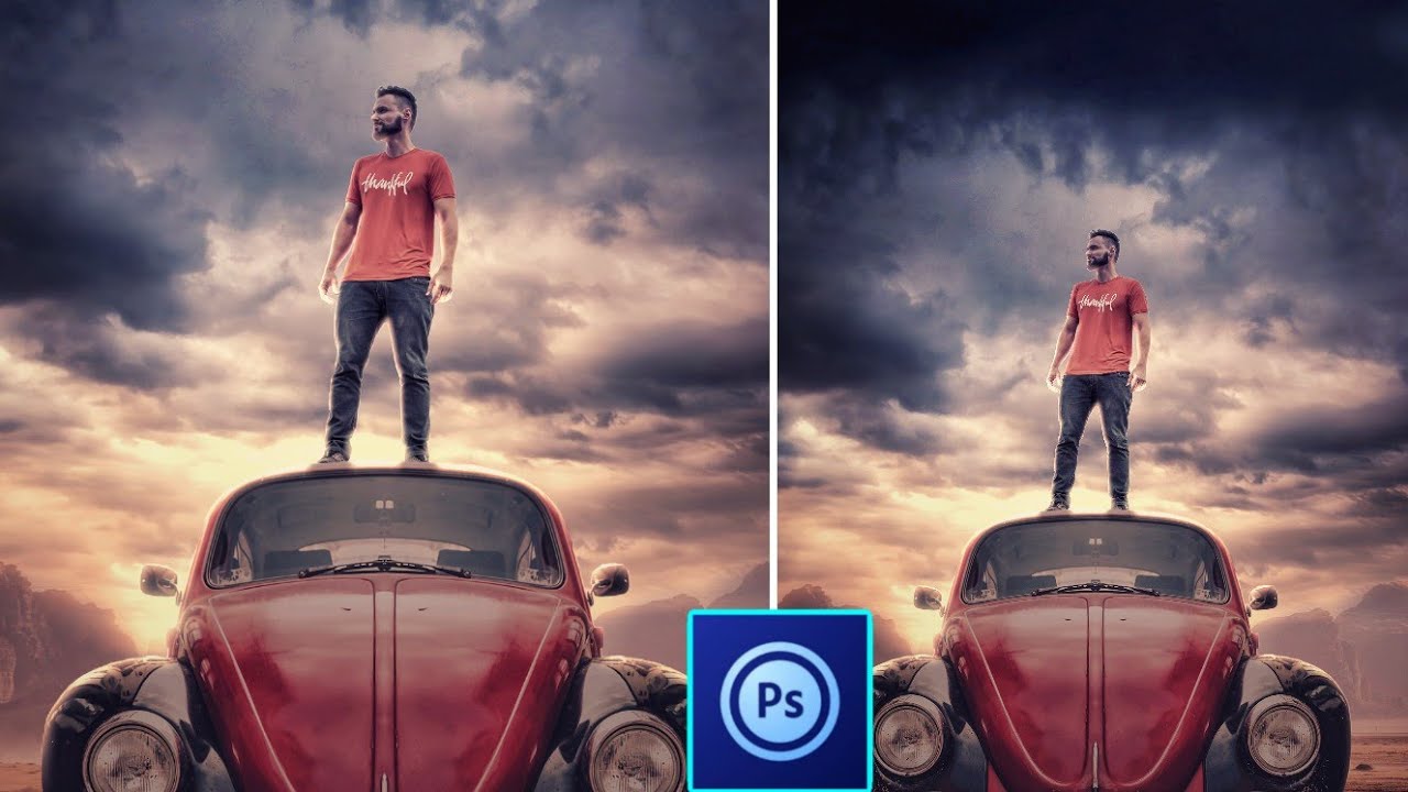 PS Touch Tutorial - How to Create a CLASSIC Photo Manipulation in ps touch/ANDROID