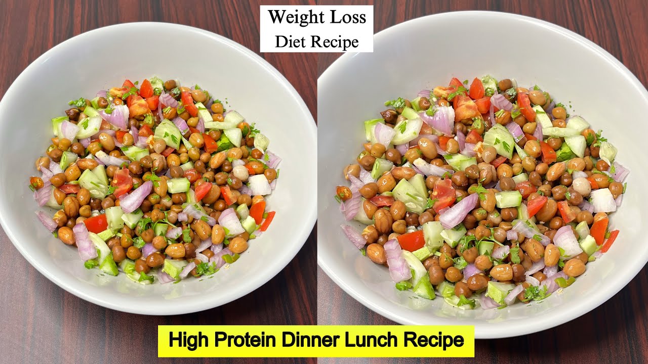 High Protein Diet Recipe | Weight Loss Salad Recipe | Gluten Free Lunch Dinner Recipe