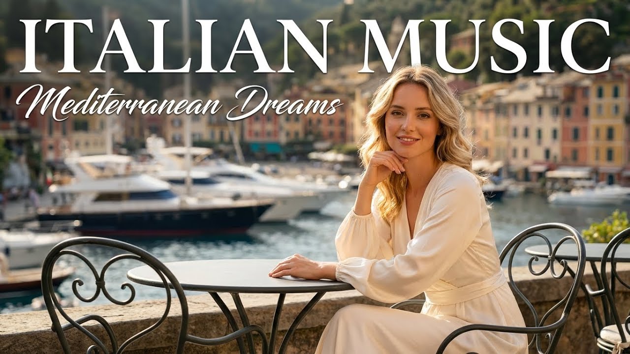 Italian Acoustic Guitar | Romantic Mediterranean Evening by the Coast