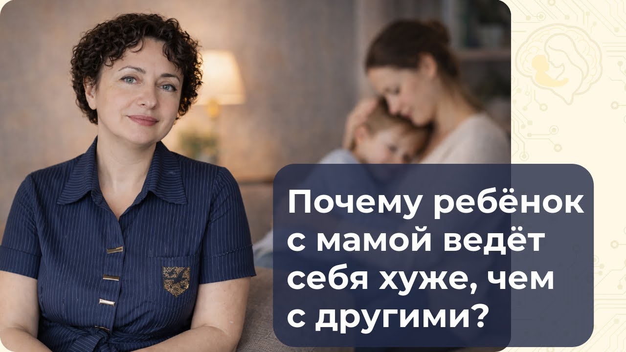 Почему ребёнок с мамой ведёт себя хуже, чем с другими? #нейроопсихолог#регрессуребенка #психолог