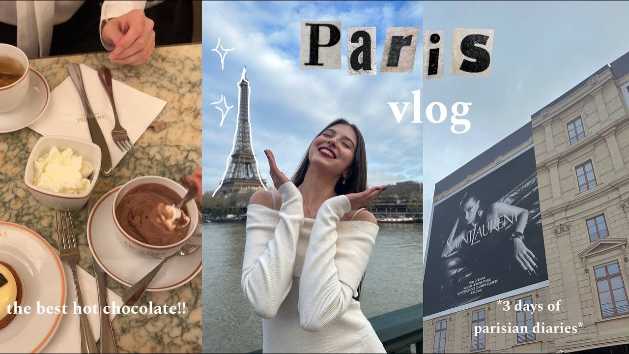 PARIS VLOG❤️Laduree, Christmas in Paris, food