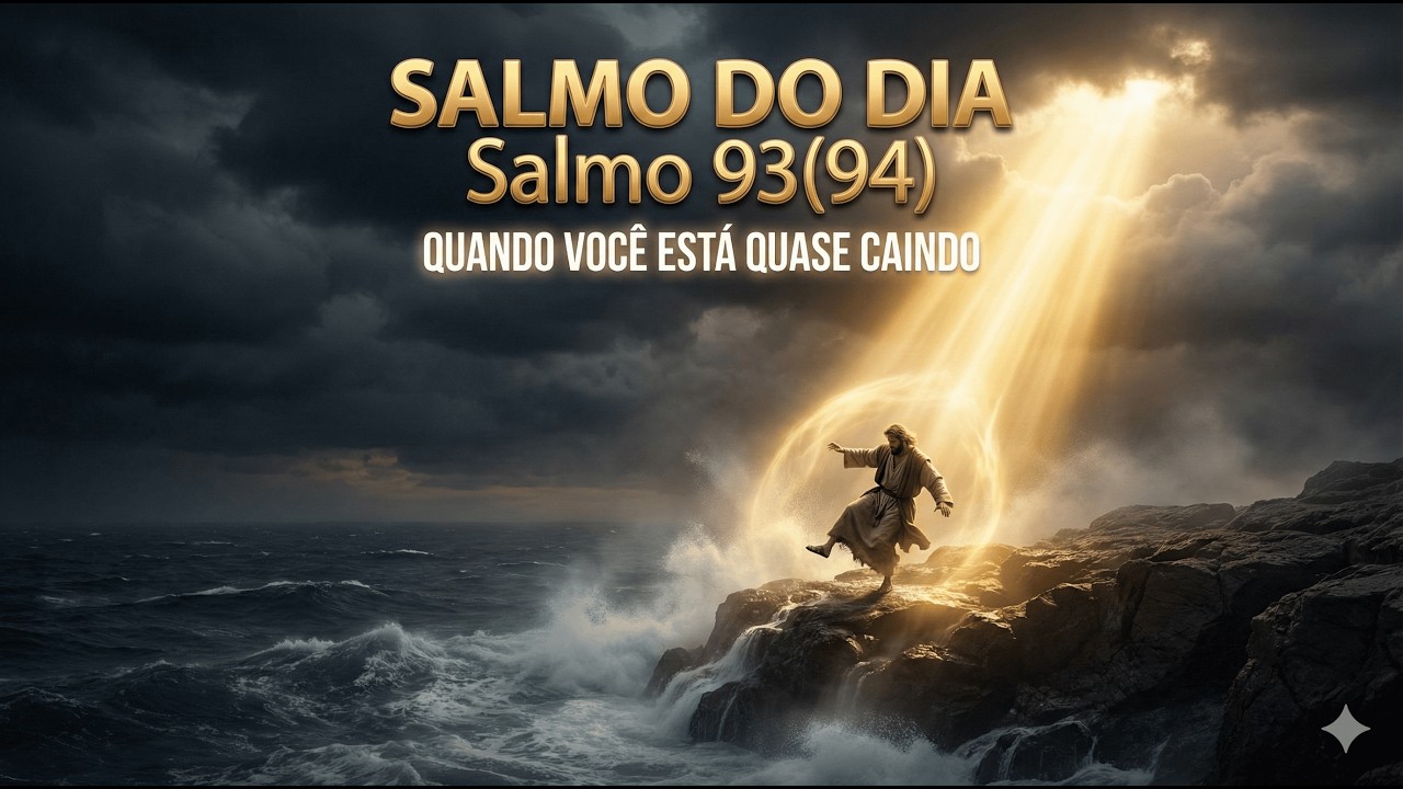 SALMO DO DIA - Salmo 94 (93): Quando Você Estiver Quase Caindo, Deus Te Sustenta 🎷✨