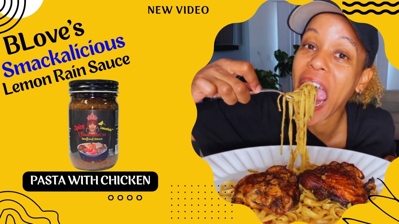 I made homemade chicken pasta W/ BLOVE'S SMACKALICIOUS SAUCE!