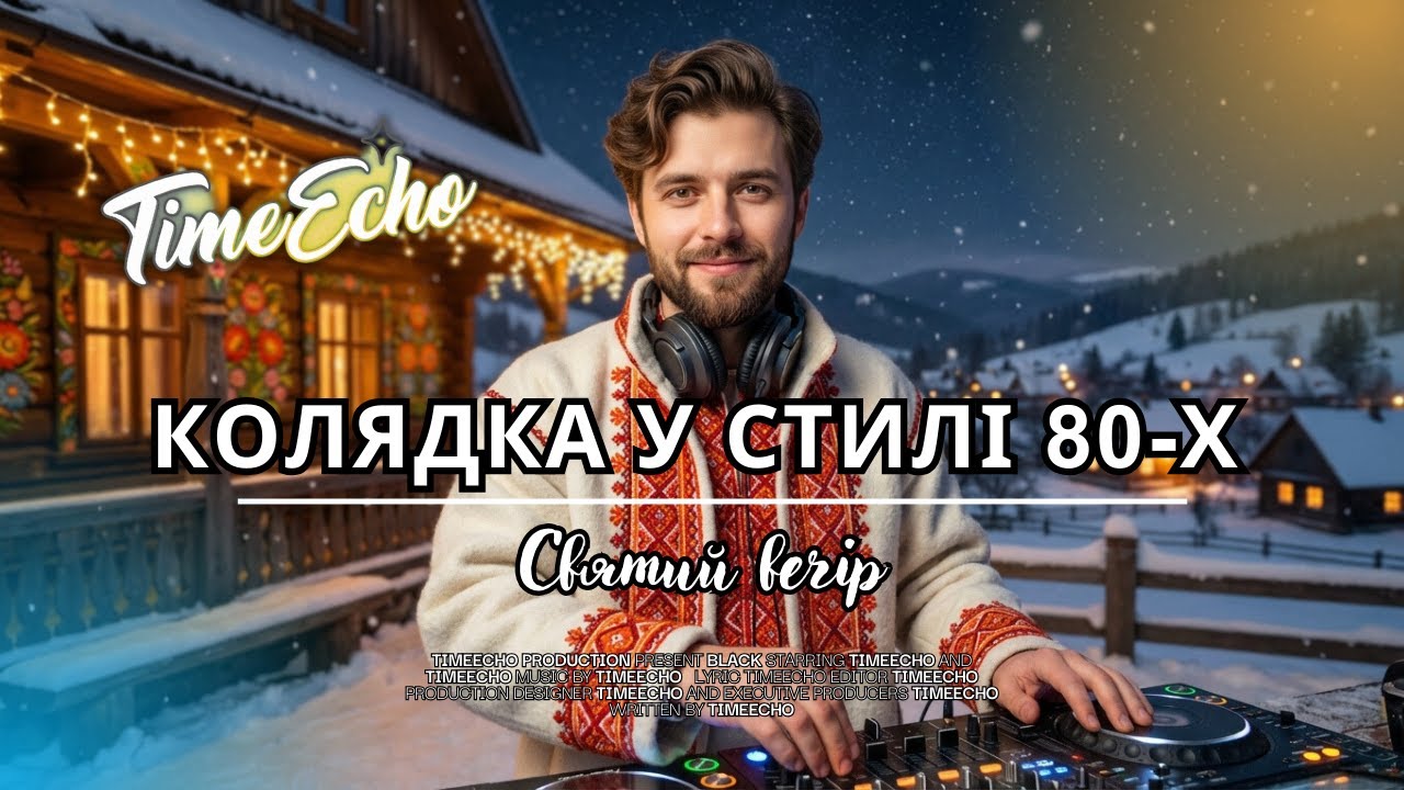 🎄РІЗДВО + 80-ті = КОЛЯДКА❤️❄️|TimeEcho -Святий вечір 