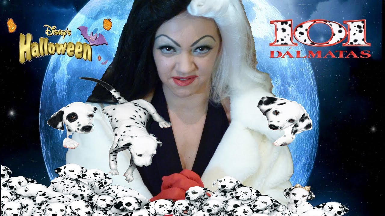 CRUELLA DE VIL MAQUILLAJE HALLOWEEN / CRUELLA DE VIL HALLOWEEN MAKEUP