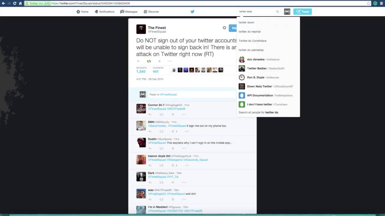 Twitter Attacked!! DDOS Attack! (Twitter DOWN)