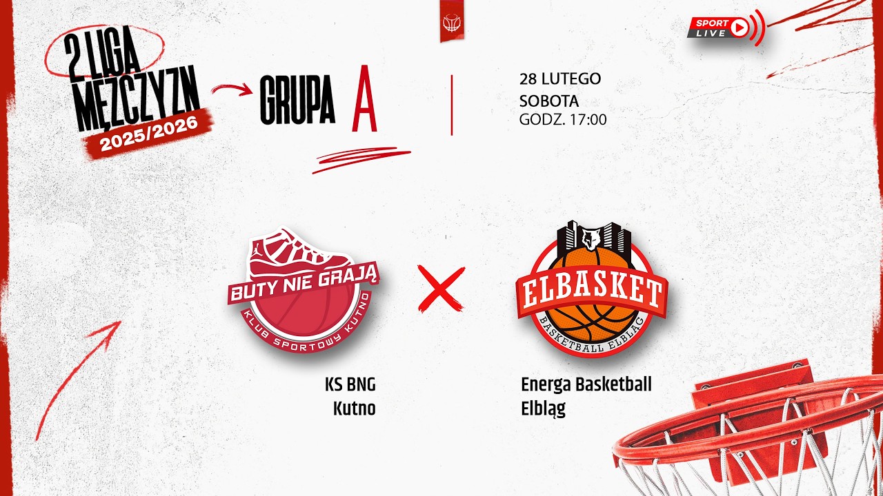 KS BNG Kutno - Energa Basketball Elbląg (2 LM)