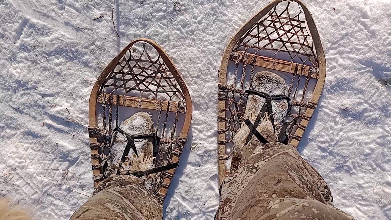 SCHNEESCHUHE SELBER MACHEN!! #bushcraft #survival #winter