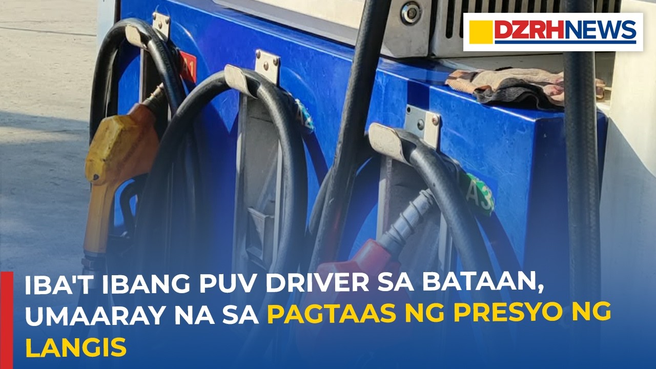 Iba't ibang PUV driver sa Bataan, umaaray na sa pagtaas ng presyo ng langis