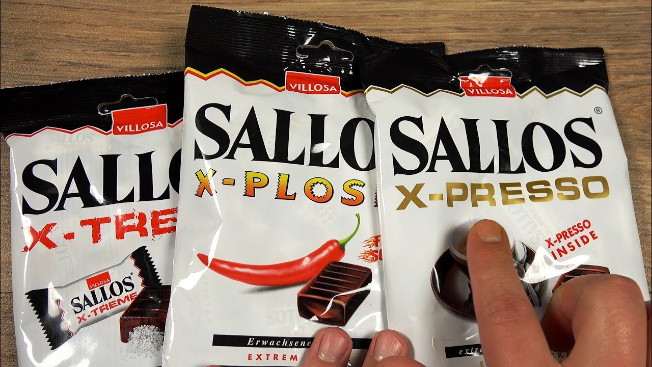Sallos Lakritz BonBons ✪ Chili ✪ Salz ✪ Espresso