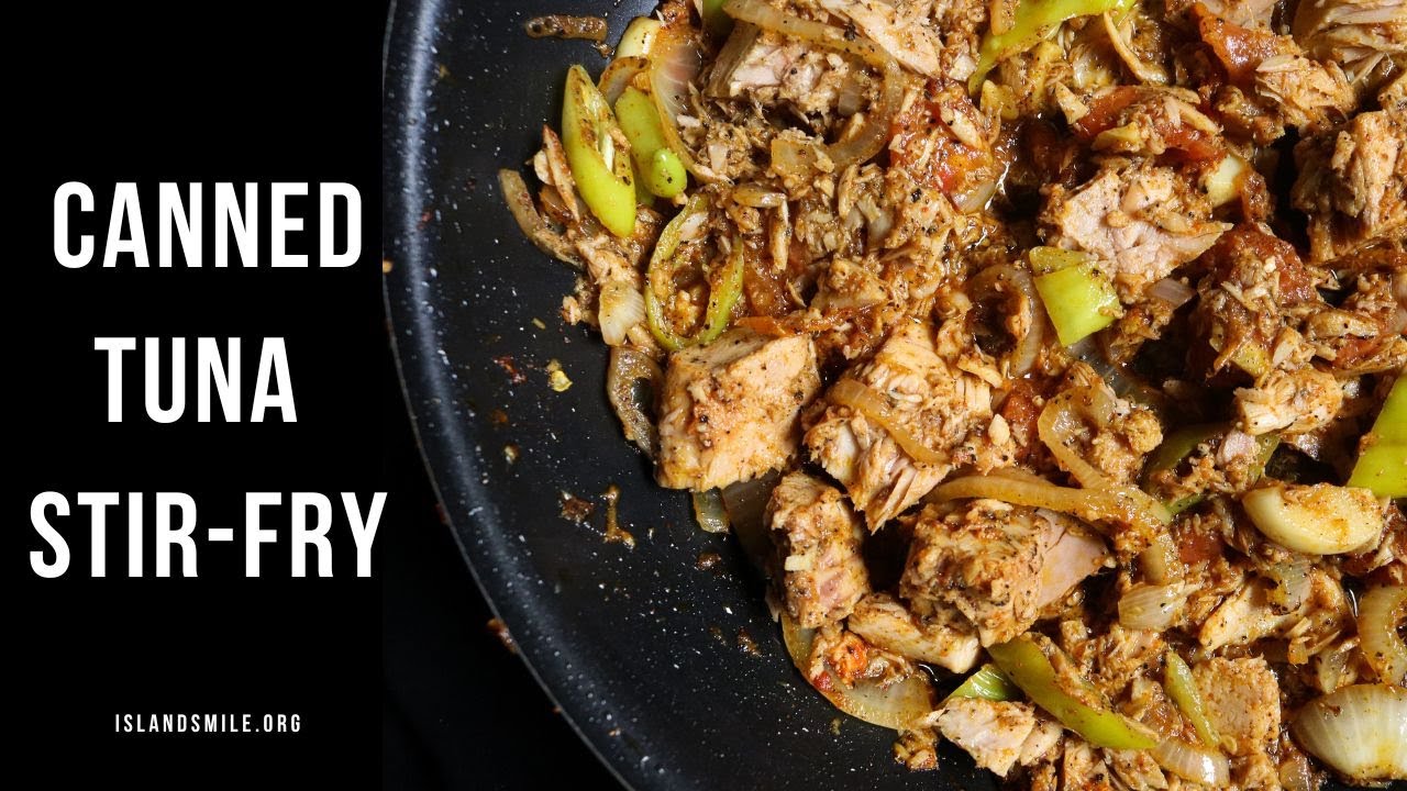 Spicy tuna stir fry(with canned tuna)
