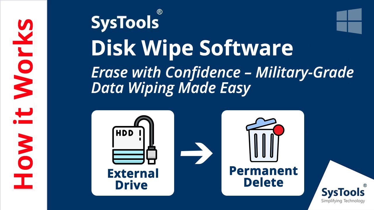 Disk Wipe Tool | Best Disk Wipe Software Free Download | DOD Approved Disk Wipe for Windows 10/11