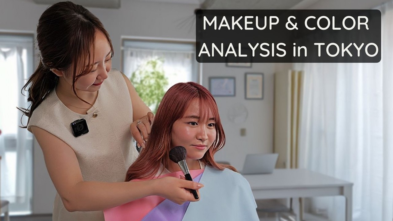 (ASMR) Doing Cute Japanese Makeup Based On Color Analysis | Soft Spoken ft. @ちひろchihiro ASMR