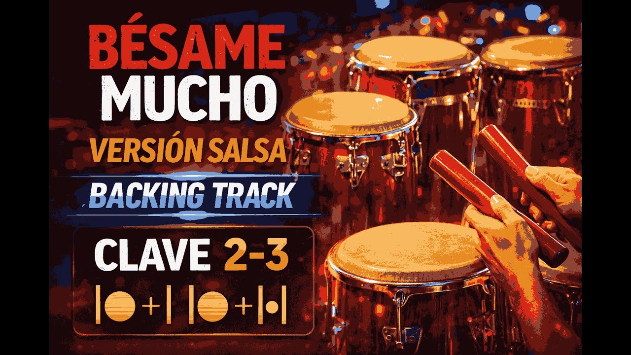 Bésame mucho backing track