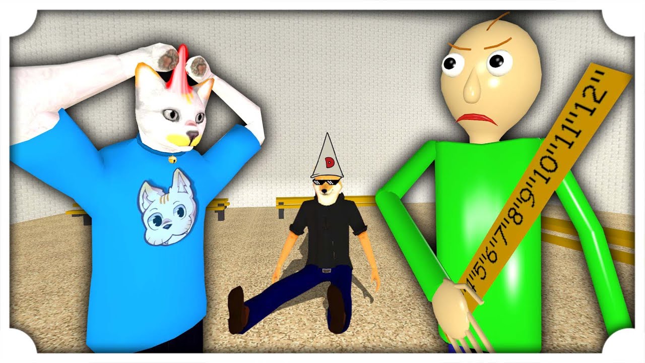 AFFRONTIAMO BALDI SU GMOD CON POGGODOGGO!