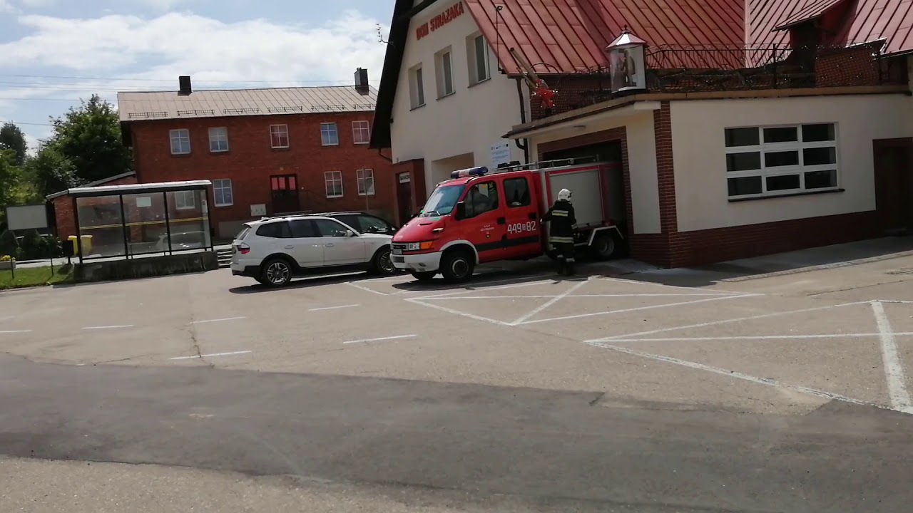 Wyjazd OSP Szymbark do wypadku
