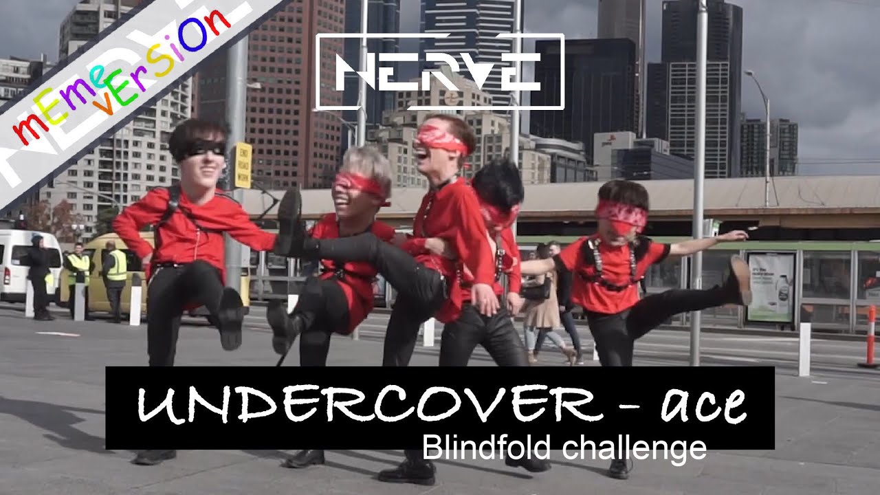 [KPOP IN PUBLIC] Blindfold Challenge UNDERCOVER - A.C.E (DANCE COVER) || NERVE
