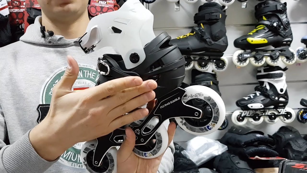 Детские ролики freeskate Flying Eagle S6 Speed Junior 3*90 детальный обзор