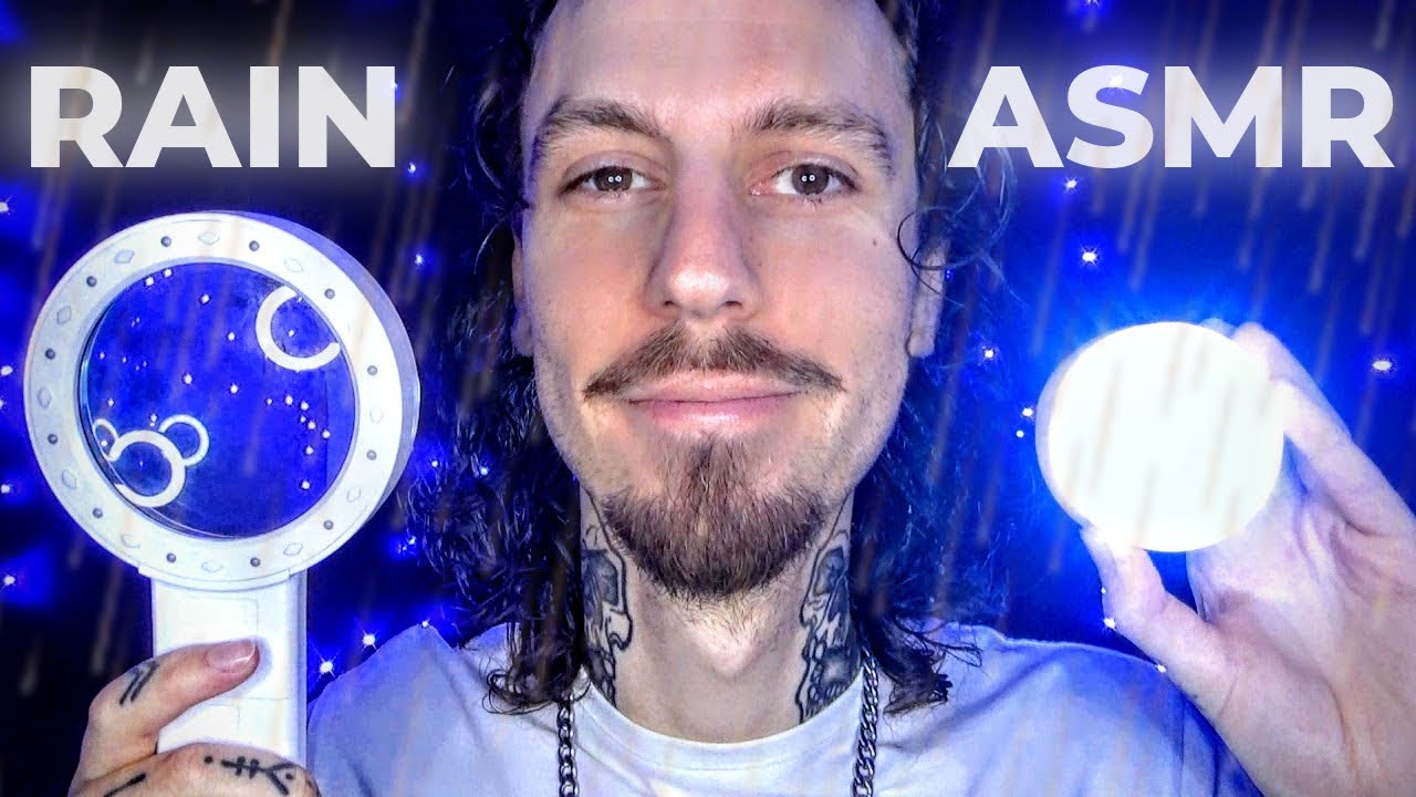 RAIN ASMR SLEEP INSTRUCTIONS EAR TO EAR WHISPERING (fall deep asleep 100%) DO WHAT I SAY GAME TEST