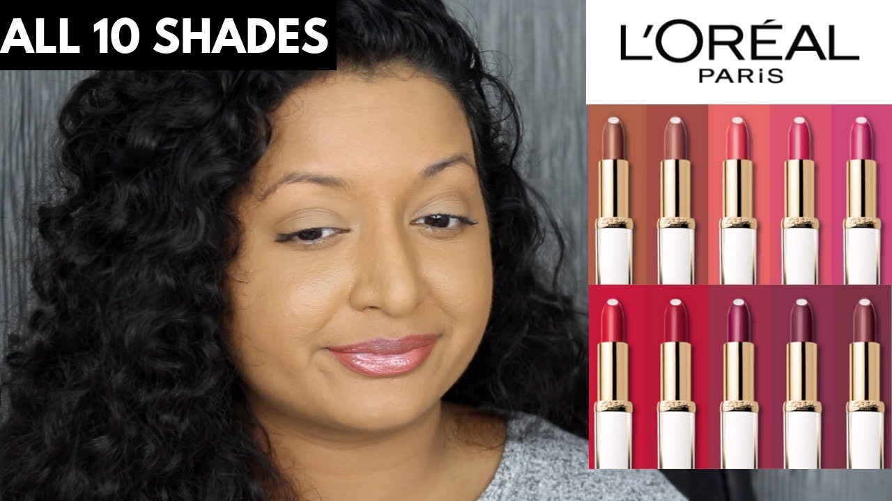 L'Oreal Paris Age Perfect Luminous Hydrating Lipstick + Serum Swatches