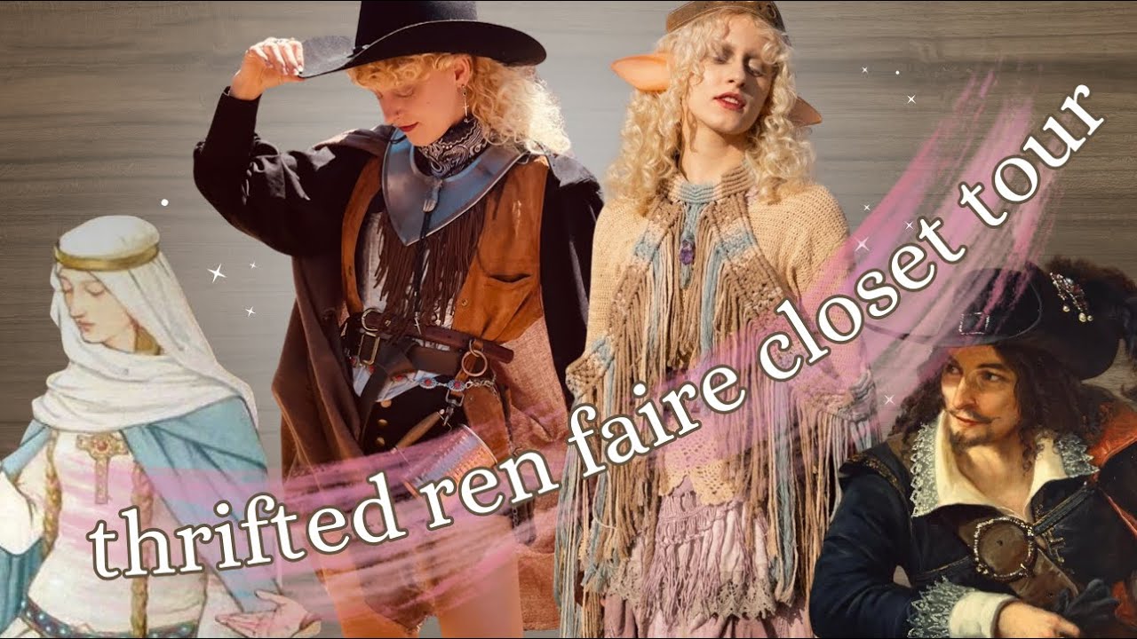 thrifted ren faire closet tour 🦄