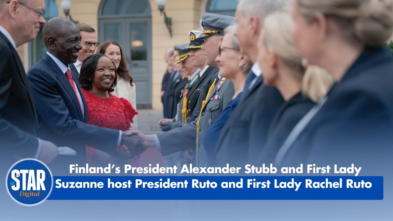 Finland&rsquo;s President Alexander Stubb and First Lady Suzanne host President Ruto and Rachel Ruto