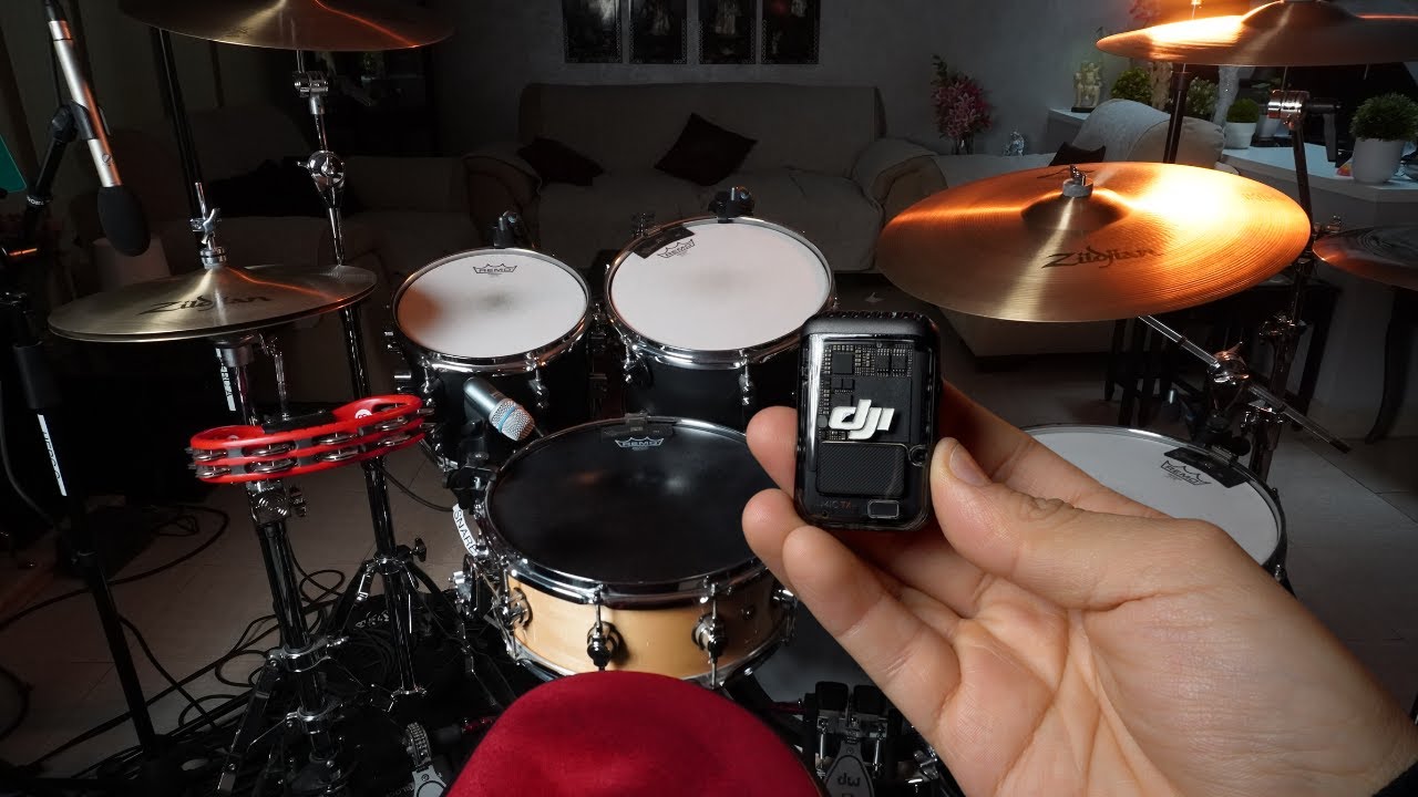 ¿Micrófonos inalámbricos para grabar batería? Probamos los DJI Mic 🥁🎤