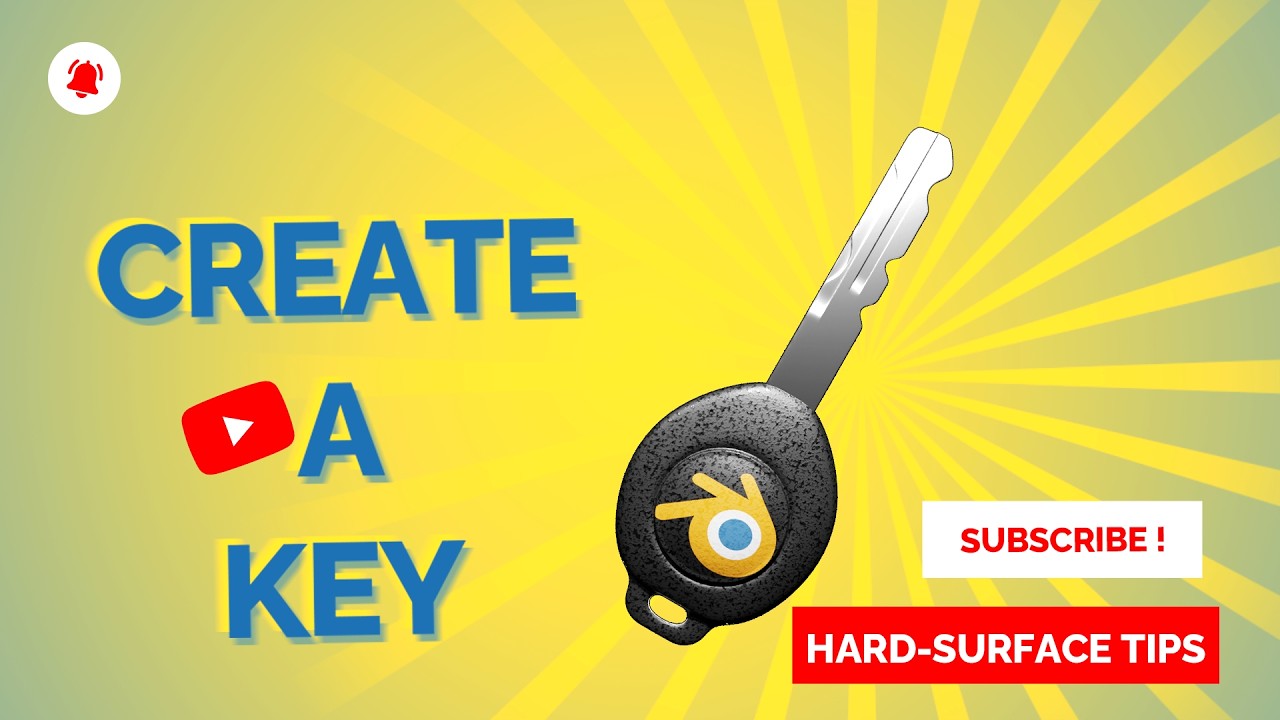 How to crate a Bike Key in Blender