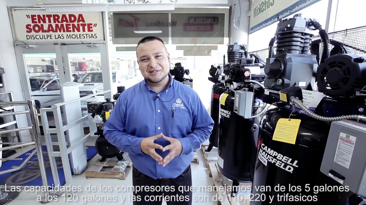 &iexcl;OASA cuenta con gran variedad de compresores!