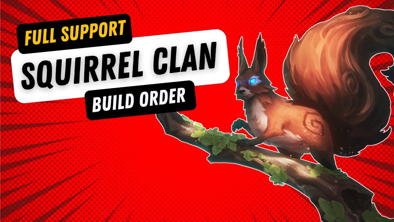 Squirrel Clan Build Order | Full Support Squirrel | Northgard