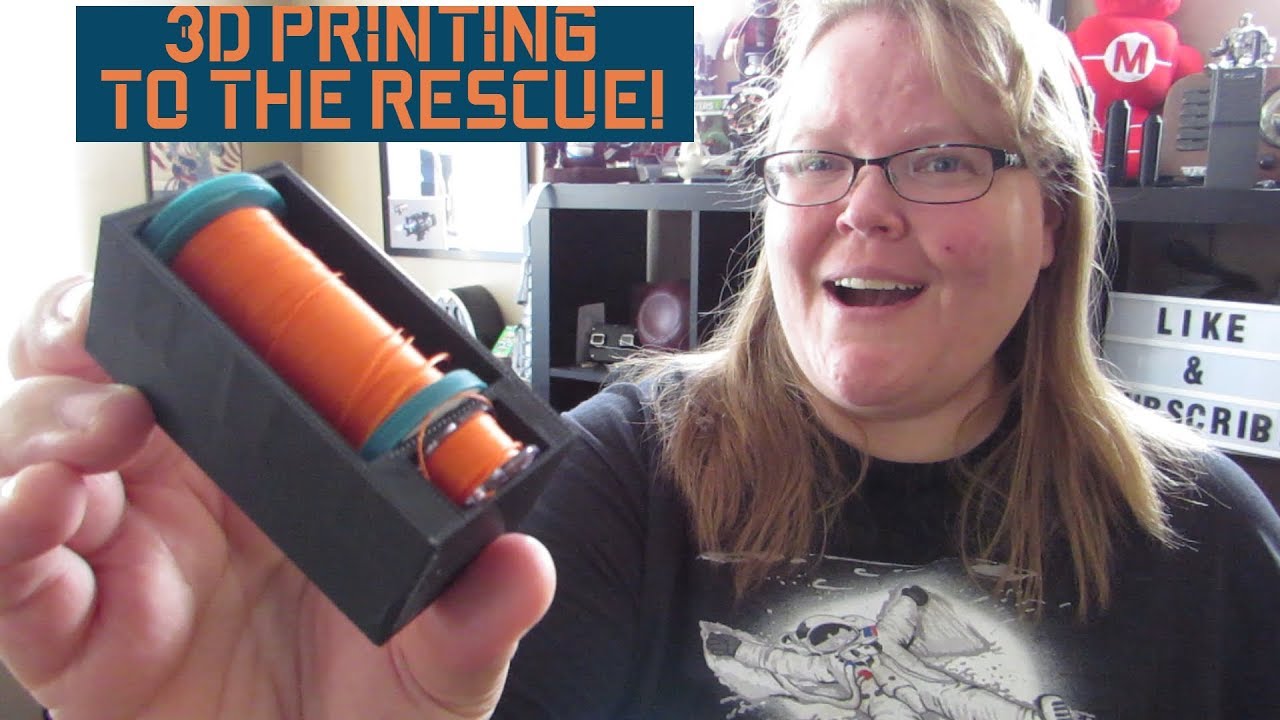 3D Printing Solutions I Fusion 360 I Thread and Bobbin storage