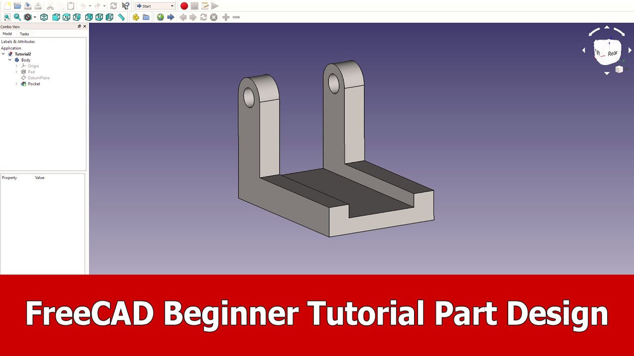Samouczek FreeCAD dla początkujących: Projektowanie części