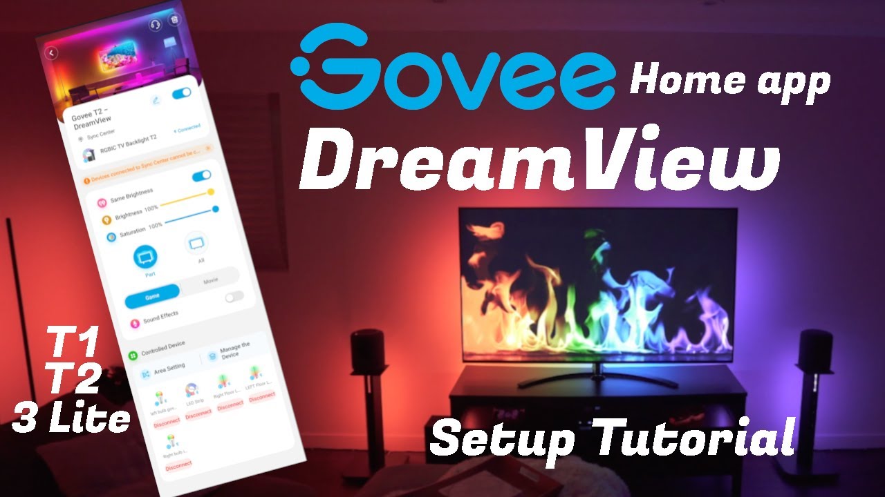 Best settings for Govee TV Backlight T2 & 3 Lite Super Easy!