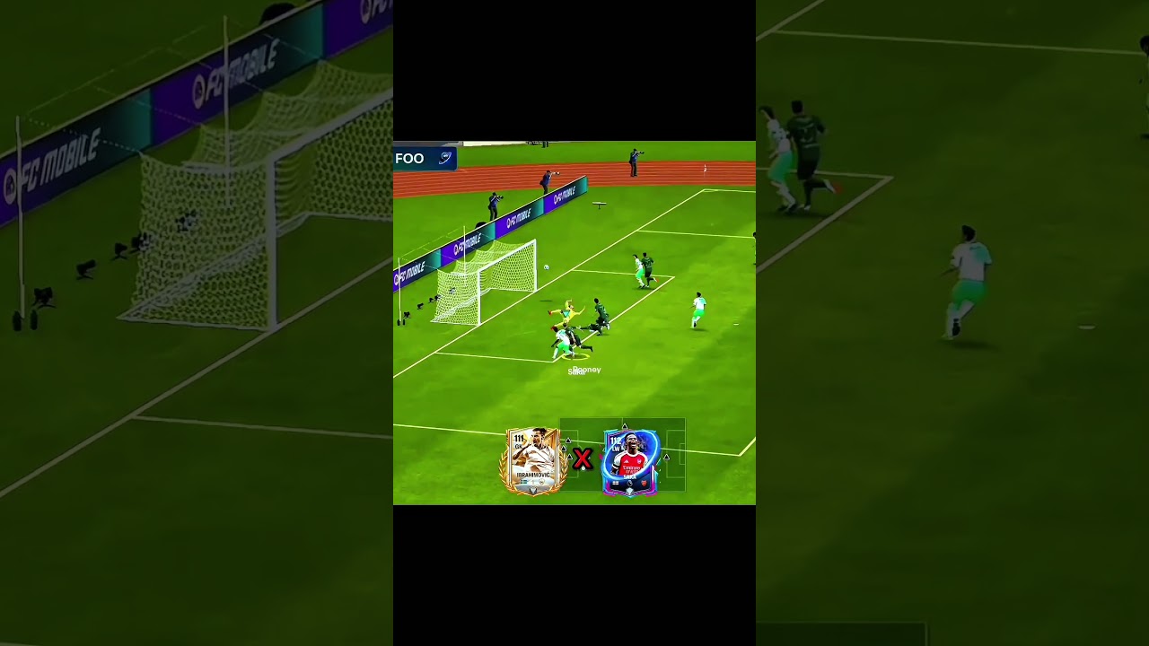Ibrahimovic x Saka ☠️🔥#fcmobile #fifamobile #eafc25 #shrots #saka #ibrahimovic #fc26
