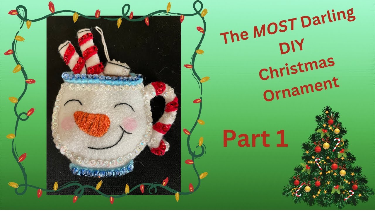 DIY Christmas Decor,  Bucilla Felt Christmas Ornaments Kit 