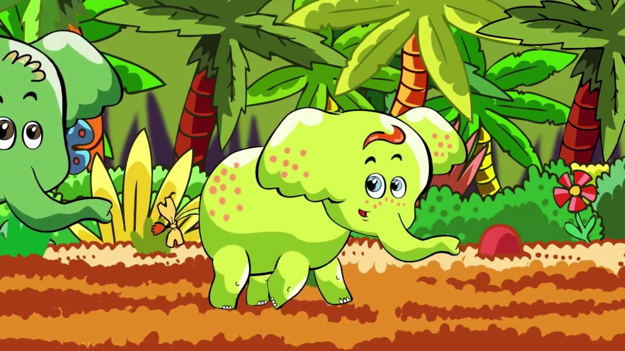 🌟 Keturi Žali Drambliai – Linksma Vaikų Daina Apie Nuotykius ir Draugystę | Dainų Karuselė 🎵🐘