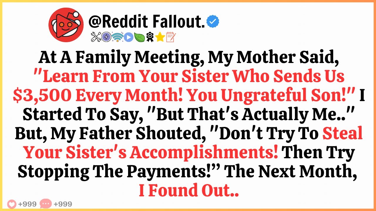 At A Family Meeting, My Mother Said, 