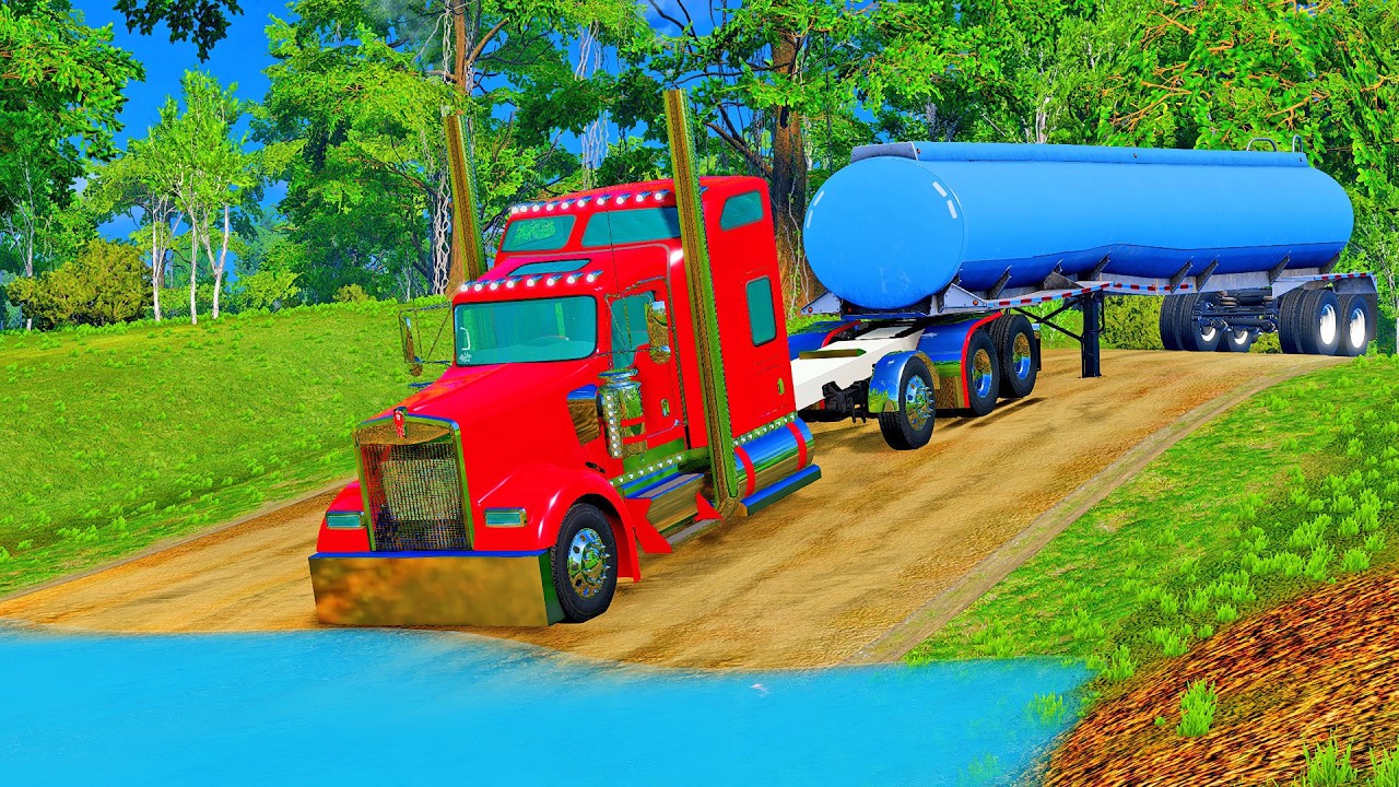 WE BROKE Semi Truck! BeamNG Drive